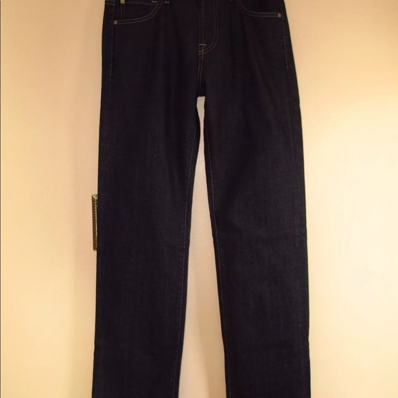 7 For All Mankind Relaxed Mens Jeans size 29 Dark Chester Wash New - Picture 5 of 8